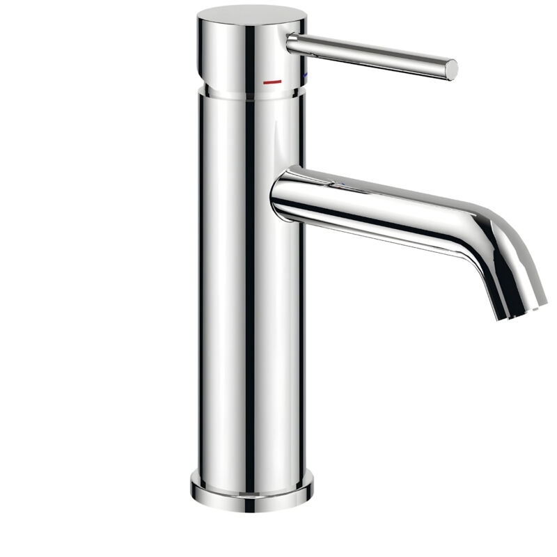 foto del prodotto m rubinetteria miscelatore monocomando jazz per lavabo installazione rapida acqua calda fredda finitura cromato confezione 1