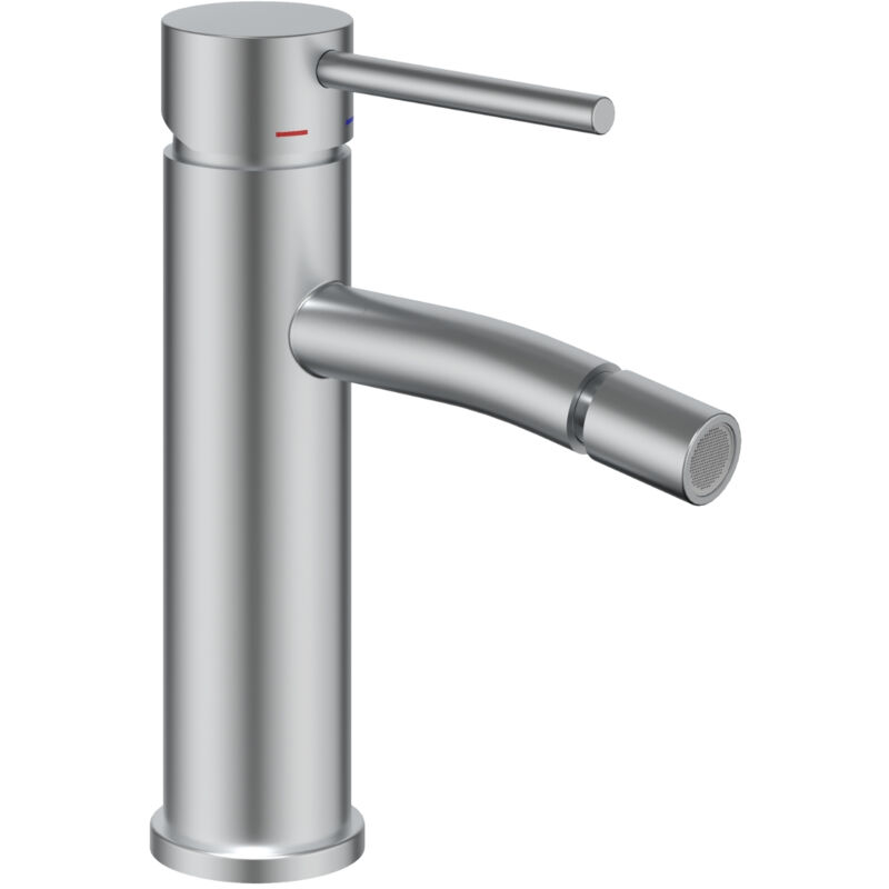 foto del prodotto m rubinetteria rubinetto bidet monocomando jazz ottone montaggio rapido nickel spazz e piletta