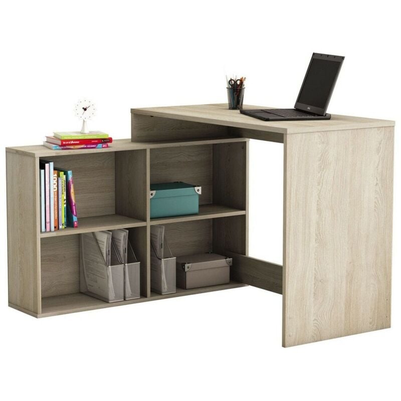 foto del prodotto m s bureau d angolo contemporaneo nagano decor oak shannon l 112 cm