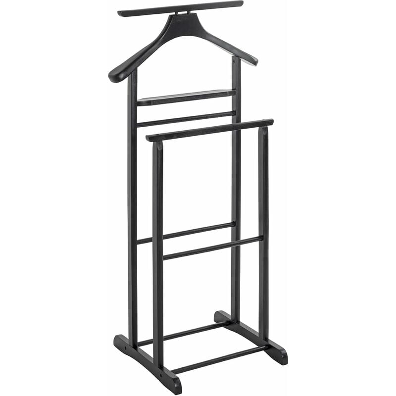 foto del prodotto m s haku m bel servo muto, legno massello, nero, b 36 x t 36 x h 102 cm