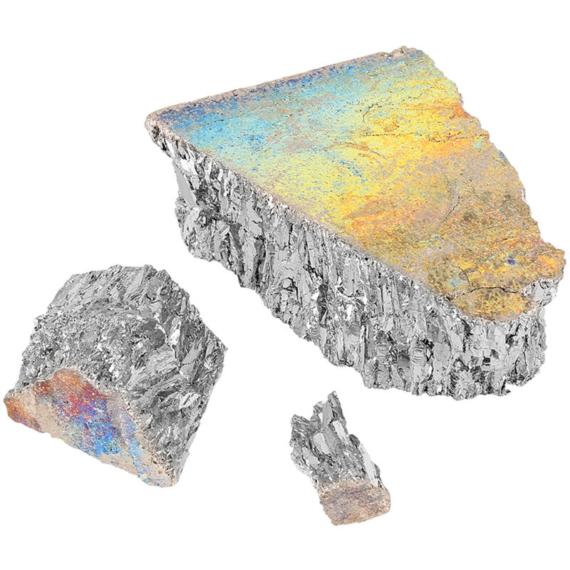 foto del prodotto m tal bismuth 1kg 1000g bismuth metal bar 99,99 pure crystal geodes pour la fabrication de leurres de p che en