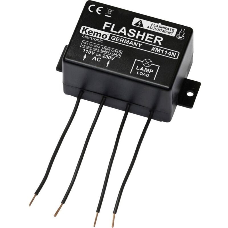 foto del prodotto m114n lampeggiante in kit da montare modello kit modulo componente sfuso 110 v ac, 230 v ac - kemo