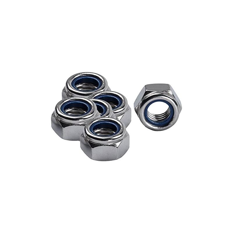 foto del prodotto m12 in acciaio inossidabile 304 autobloccante nylock nylon insert esagonale crous de verrouillage