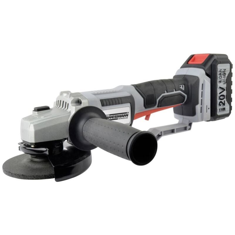 foto del prodotto m17855 smerigliatrice angolare a batteria 115 mm incl. batteria ricaricabile 20 v 4.0 ah br der mannesmann
