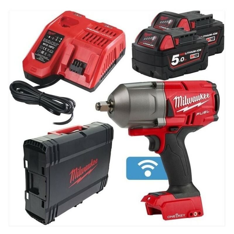 foto del prodotto m18 onefhiwf34 502x 18v li ion 3 4 1627 nm 2x5,0 ah avvitatore in scatola hd 4933459730 milwaukee