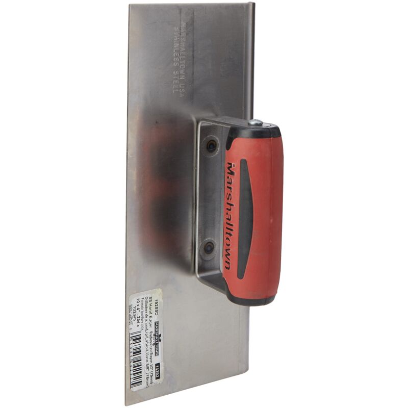 foto del prodotto m192ss tagliabordi per cemento in acciaio inox, manico durasoft, 25 cm marshalltown
