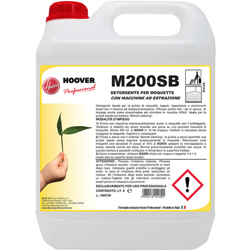 foto del prodotto m200sb detergente per moquette
