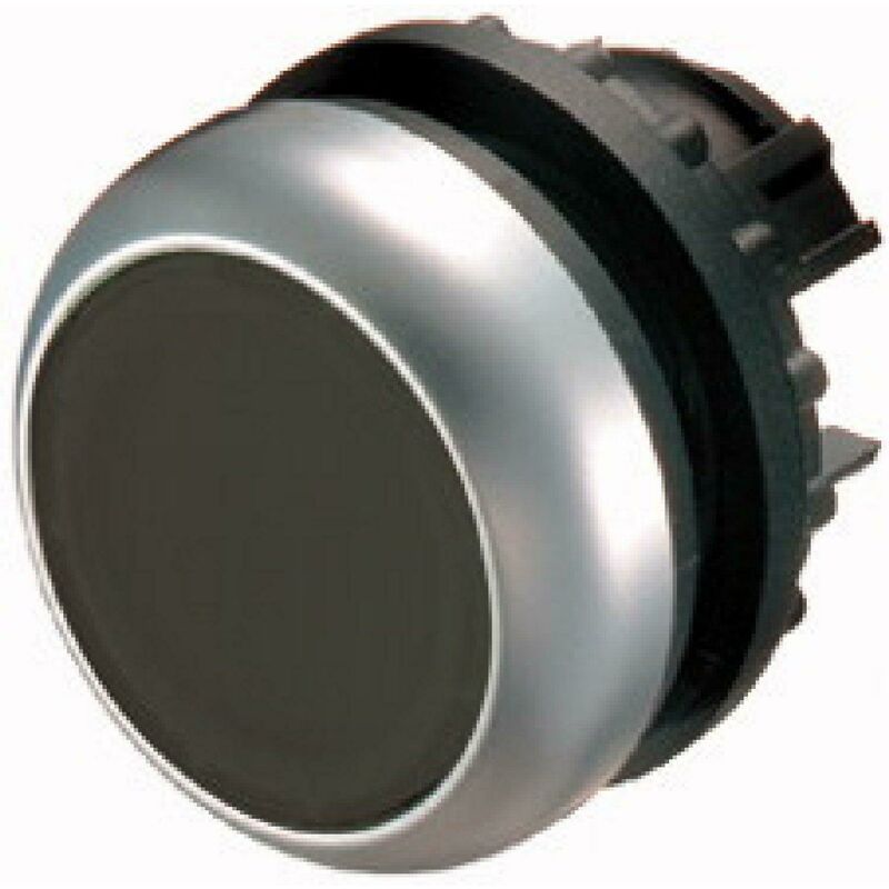 foto del prodotto m22 d s pulsante piatto filo ghiera impulso nero 216590 eaton