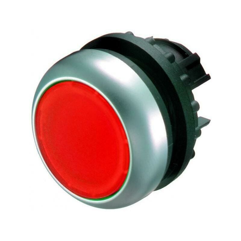 foto del prodotto m22 dl r pulsante luminoso filo ghiera rosso 216925 eaton