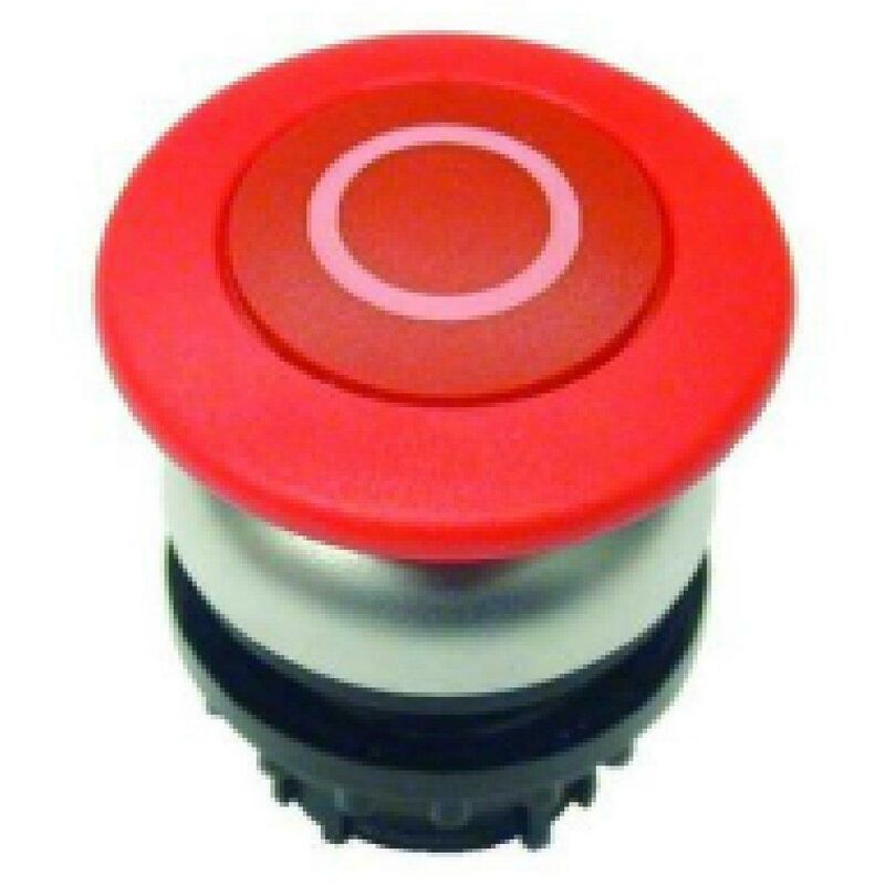 foto del prodotto m22-dp-r-x0 fungo con simbolo imp. rosso o - eaton