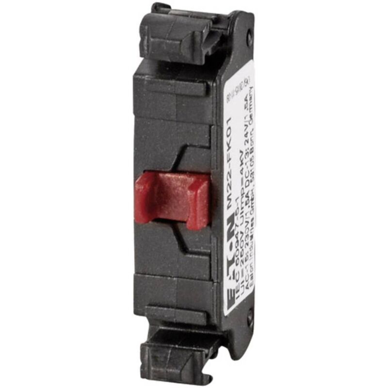 foto del prodotto m22 fk01 elemento di contatto 1 nc 230 v ac, 24 v dc 1 pz. eaton