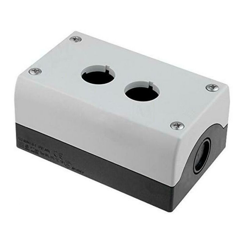 foto del prodotto m22 i2 custodia 2 fori nero grigio per montaggio a parete 216537 eaton