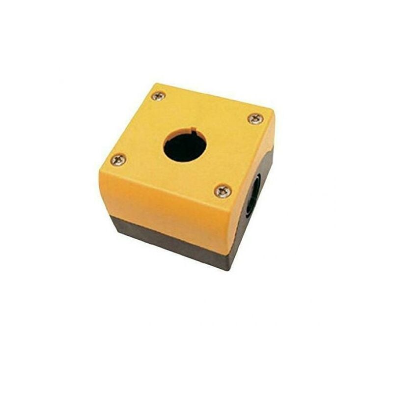 foto del prodotto m22 iy1 custodia 1 foro giallo nero gialla per dispositivi di comando e di segnalazione 216536 eaton