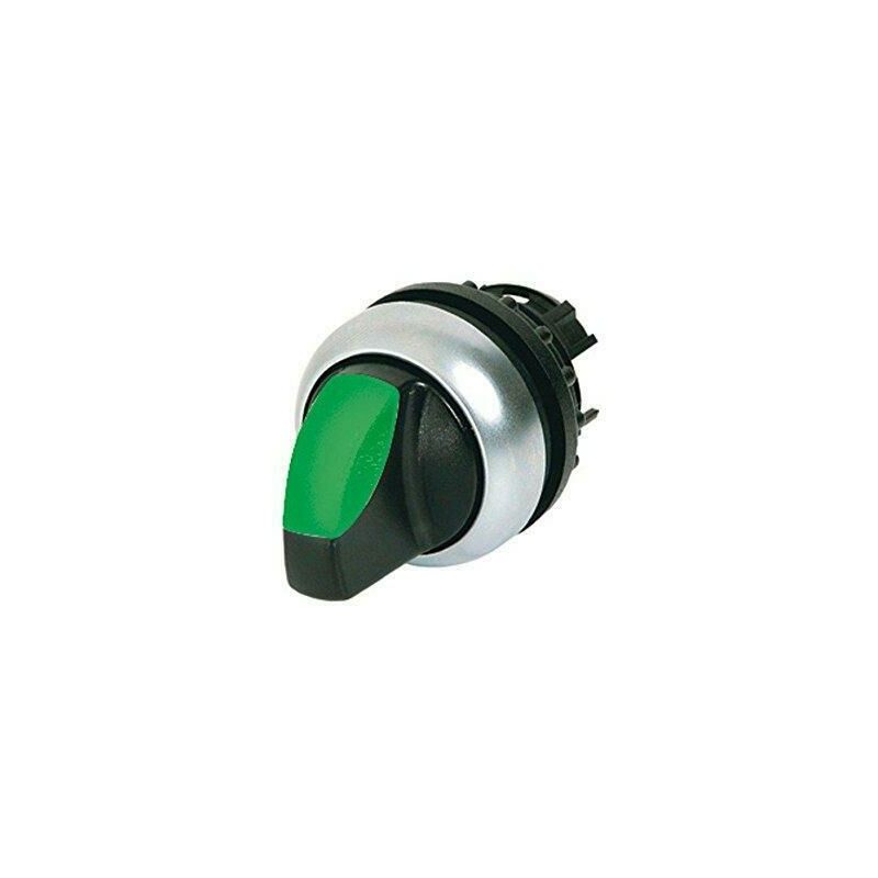 foto del prodotto m22 wlk g selelettore luminoso leva 2 posizioni ad impulso verde 216816 eaton