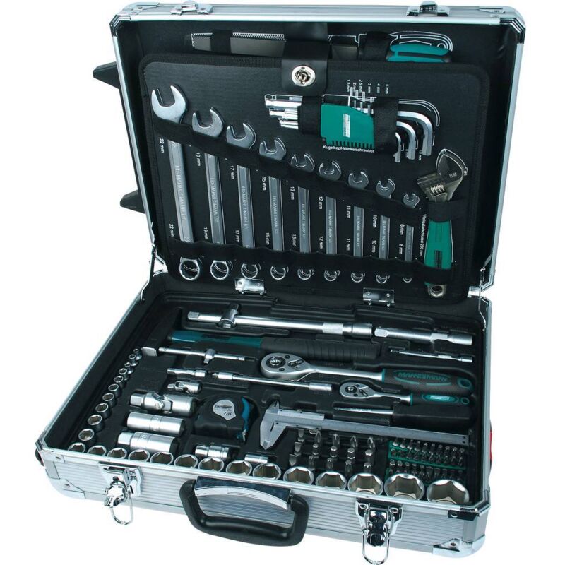 foto del prodotto m29077 valigetta porta utensili con contenuto 159 parti l x l x a 54 x 41 x 18 mm br der mannesmann