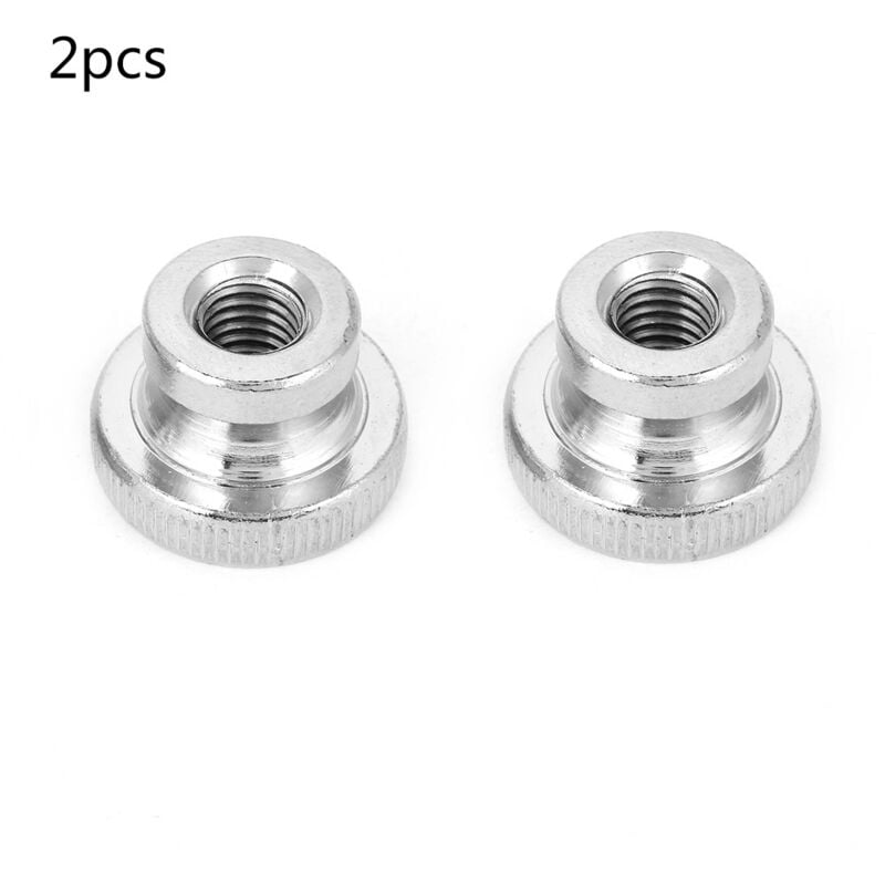 foto del prodotto m3 m4 m5 m6 m8 m10 dadi zigrinati in acciaio al carbonio nichelato serrati a mano m8 2 pezzi - eosnow