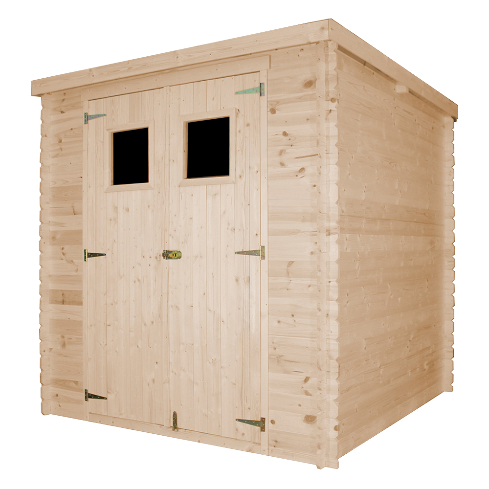 foto del prodotto m309 m309g casetta da giardino in legno per esterni con pavimento trattato a200x204x204 cm 3.53 m2 piccola casetta in legno, rimessa attrezzi,