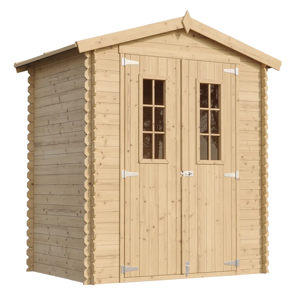 foto del prodotto m367c m367g casetta da giardino in legno per esterni con pavimento trattato l196xl136xa218 cm 1.98 m2 piccola casetta in legno, rimessa