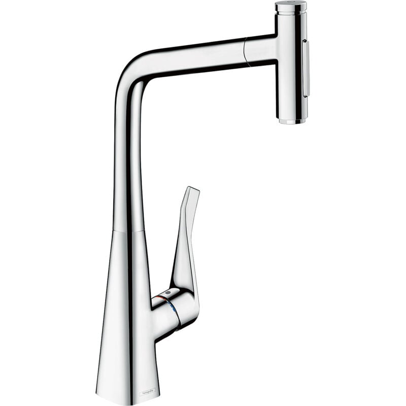 foto del prodotto m71 - miscelatore da lavello m7117-h320 con doccetta estraibile, sbox, cromato 73816000 - hansgrohe