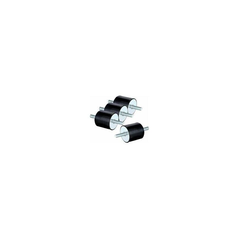 foto del prodotto m8 silent block, 4 pezzi supporto antivibrazione gomma silenbloc, vite a doppia estremit ammortizzatore antivibrazione per barca ammortizzatore auto