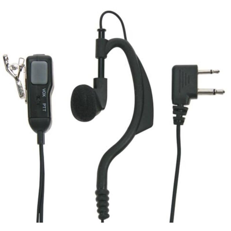 foto del prodotto ma21 l pro auricolare cablato a clip musica e chiamate nero midland