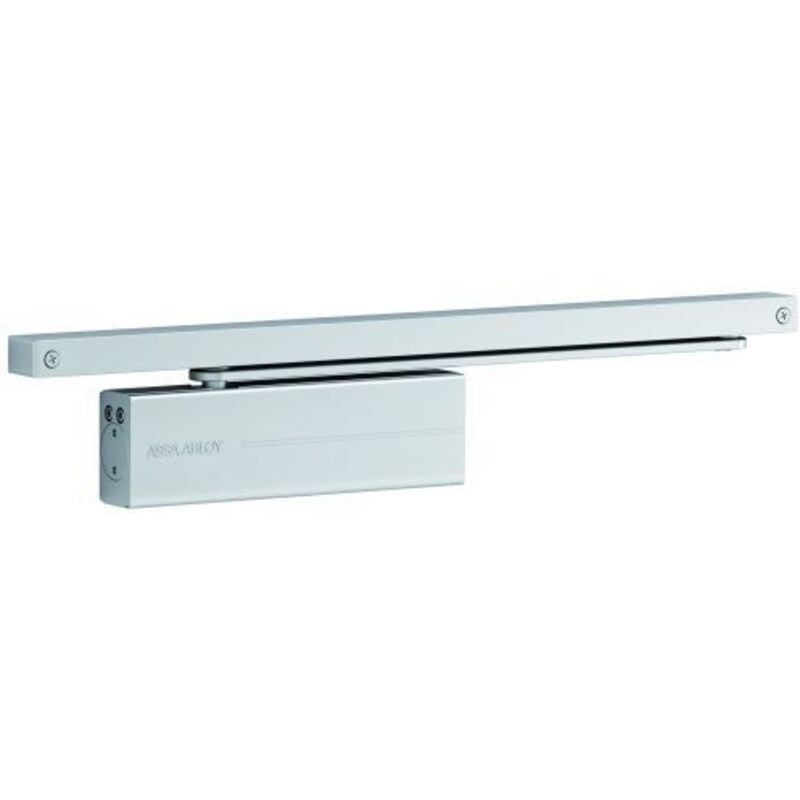 foto del prodotto mab assa abloy chiudiporta aereo braccio a slitta art. dc175 x porte mm. 950 1100 argento