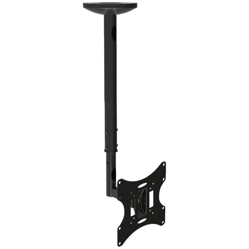 foto del prodotto mac lean - maclean mc-504a b - supporto a soffitto per monitor lcd led tv screen 23-42' braccio rotante nero argento nero