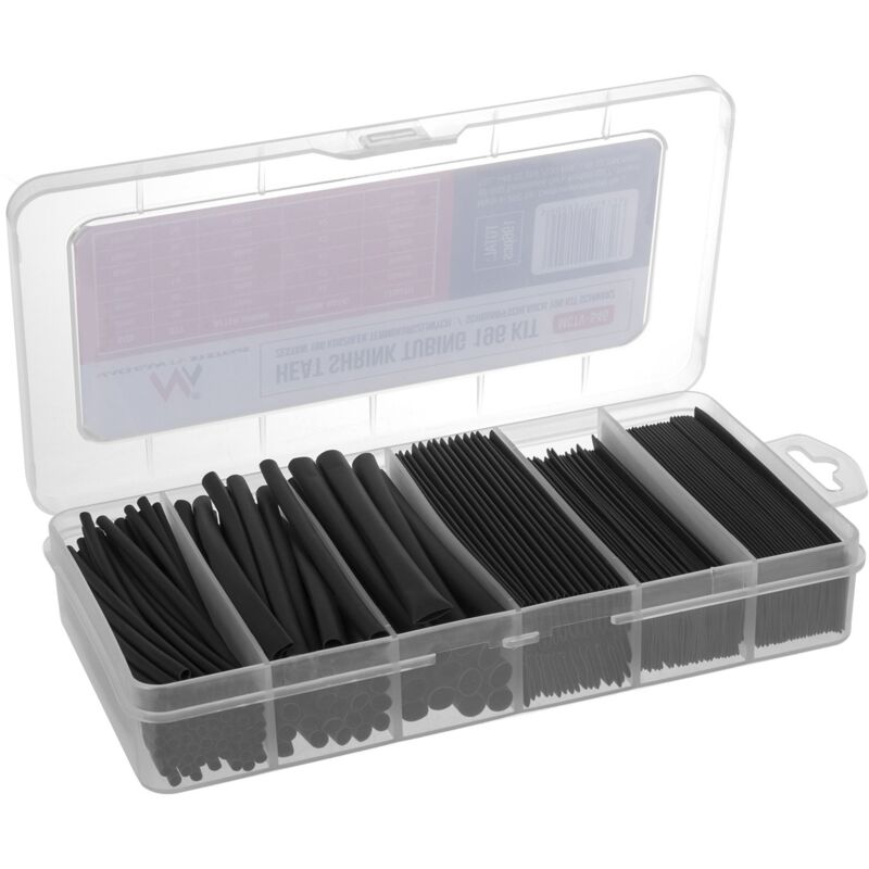 foto del prodotto mac lean maclean mctv 545 set di guaine termorestringenti colore nero