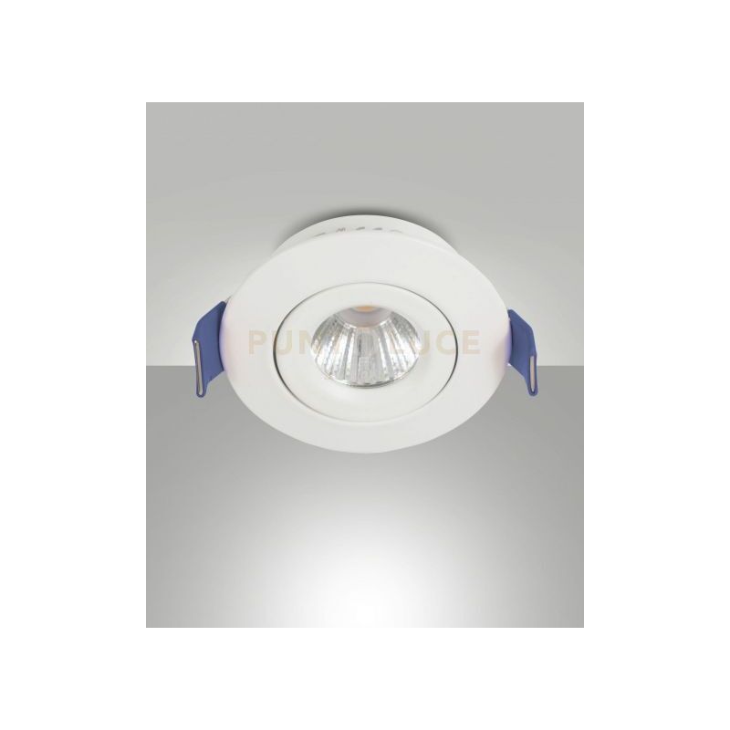 foto del prodotto macas faretto da incasso a led 4w 3000k 360lm bianco on off d.5,3cm