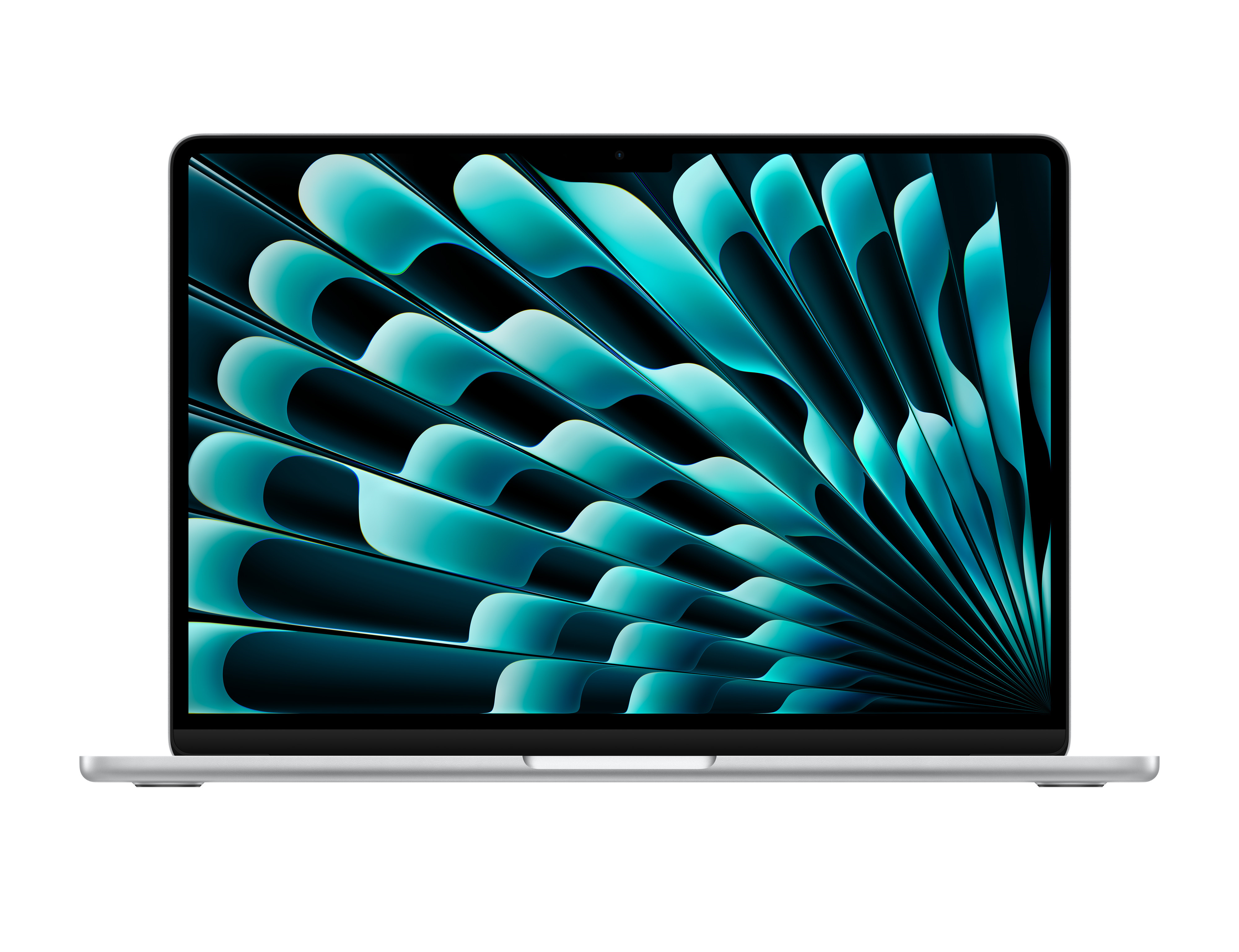foto del prodotto macbook air 13 chip apple m3 con cpu 8 core e gpu 8 core 8gb 512gb ssd argento