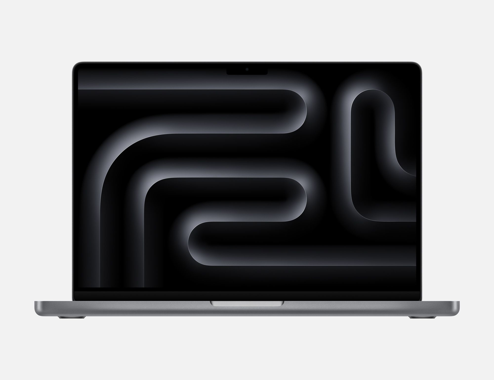 foto del prodotto macbook pro 14 chip apple m3 con cpu 8 core e gpu 10 core 16gb 1tb ssd grigio siderale