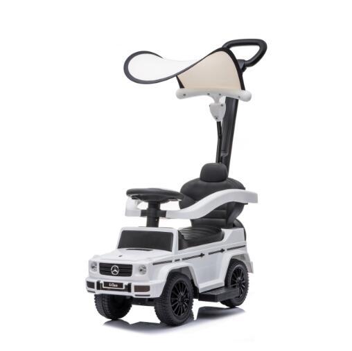 foto del prodotto macchina a spinta per bambini con licenza mercedes benz g350 bianca
