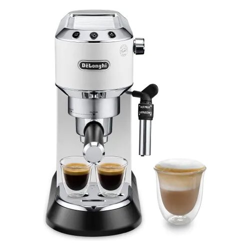 foto del prodotto macchina caff espresso de longhi ec685.w dedica style bianco