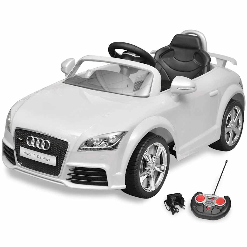 foto del prodotto macchina cavalcabile audi tt rs telecomandata bambini biancacod mxl 106487