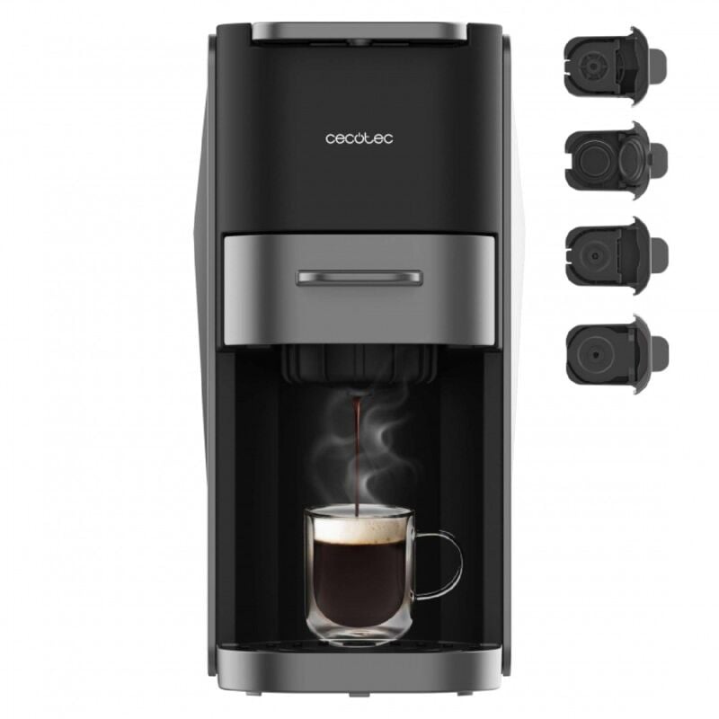 foto del prodotto macchina da caffè a capsule freestyle compact dark - cecotec