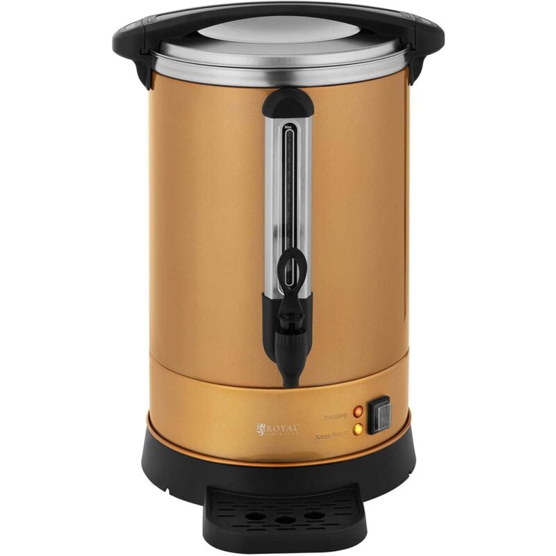 foto del prodotto macchina da caff filtro macchina da caff filtro macchina da caff professionale percolatore elettrico 14 litri acciaio inox dorato 140004684