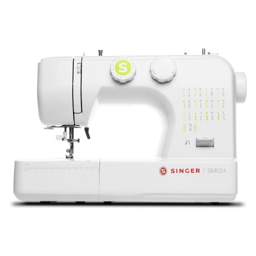 foto del prodotto macchina da cucire singer sm024gr white e green