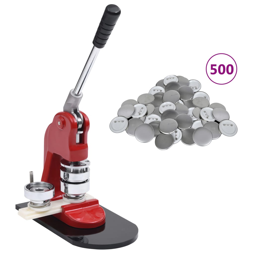 foto del prodotto macchina per badge con 500 pz parti bottoni 25 mmcod mxl 120365