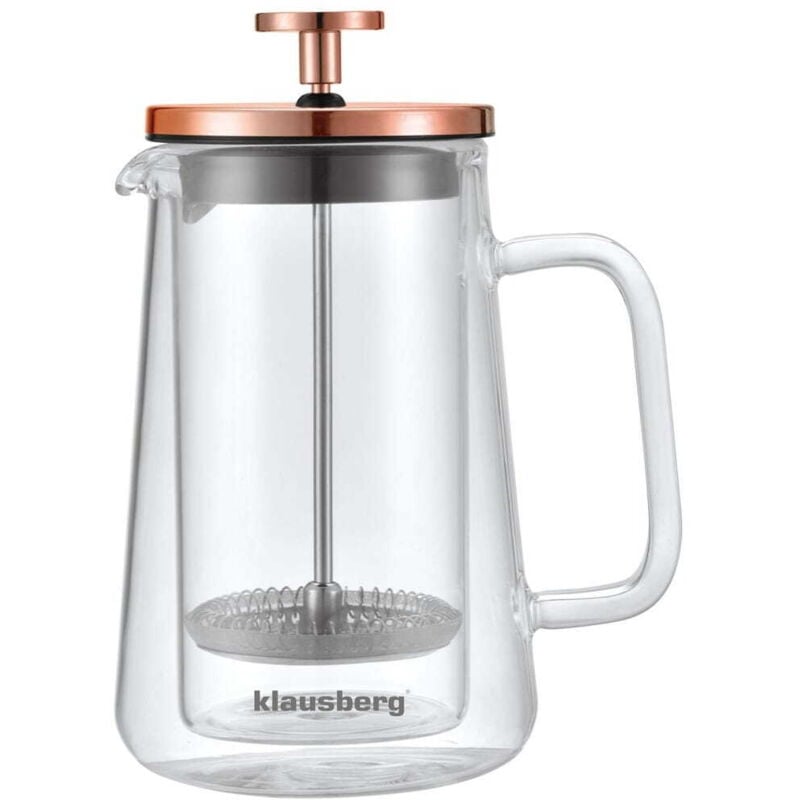 foto del prodotto macchina per caffè/tè 0,35 l french press oro rosa klausberg kb-7723
