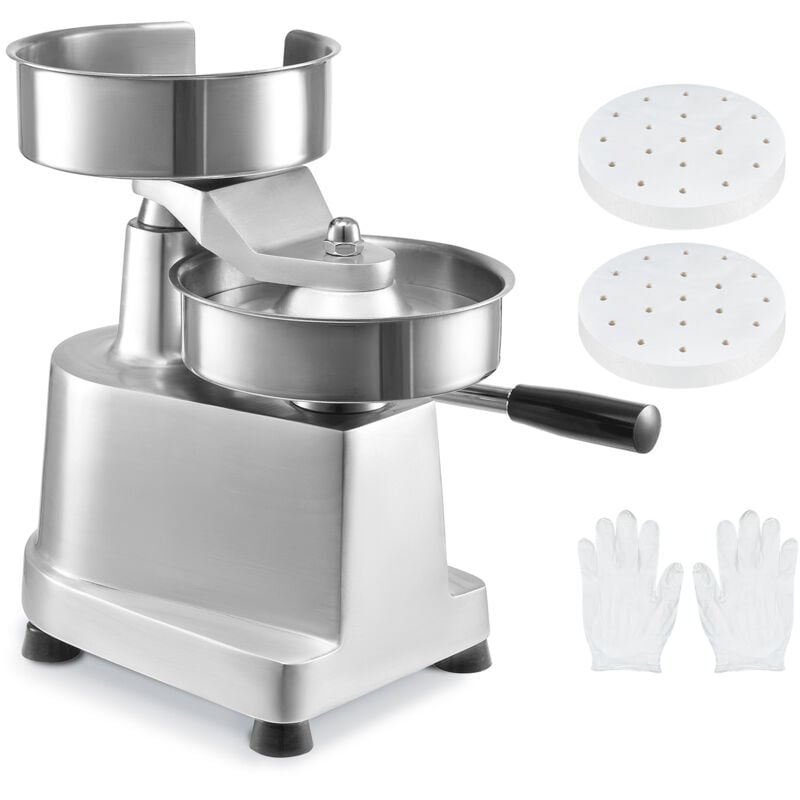 foto del prodotto macchina per hamburger commerciale, macchina per hamburger pressa dimensioni 150mm, pressa per hamburger in acciaio inox per formatura carne 1000