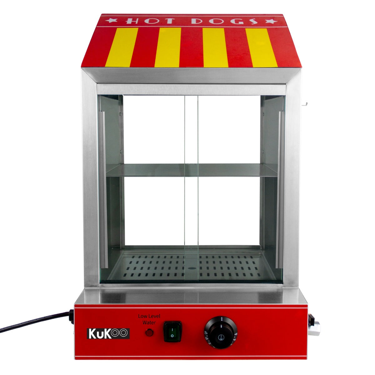 foto del prodotto macchina per hot dog a vapore in acciao inox vetro temperato 7 8 l 2000w