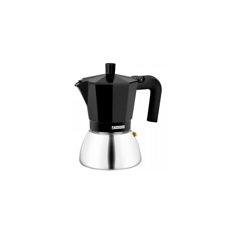 foto del prodotto macchina per il caff a induzione in acciaio inox nero da 3 t. m863003 monix
