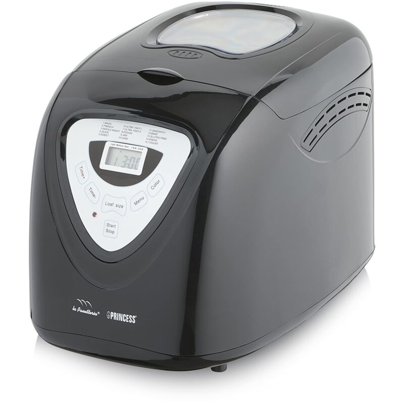 foto del prodotto macchina per il pane black, 600 watt, grande capienza 0.9 kg, 15 programmi di cottura, modalit senza glutine, ottima per intolleranze, allergie o