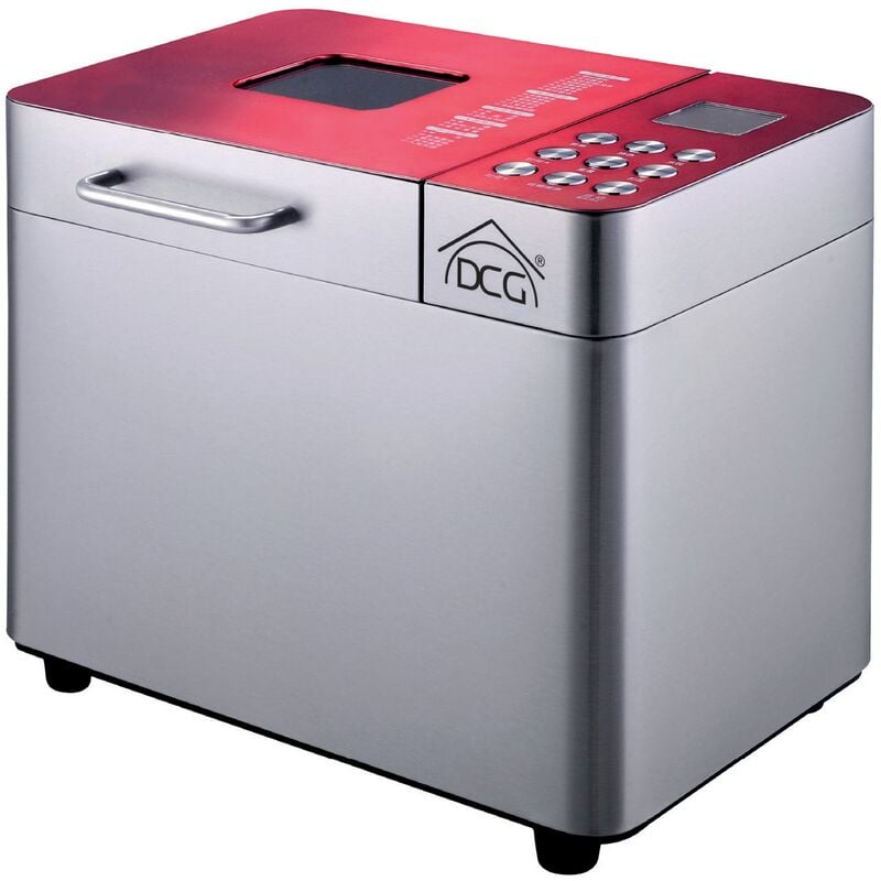 foto del prodotto macchina per il pane xbm638 dcg capacit 1 kg potenza 550 watt colore silver rosso