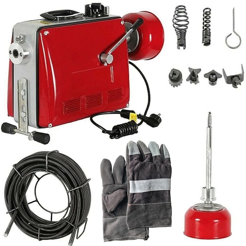foto del prodotto macchina per la pulizia dei tubi 500w 16mm dispositivo per la pulizia dei tubi detergente