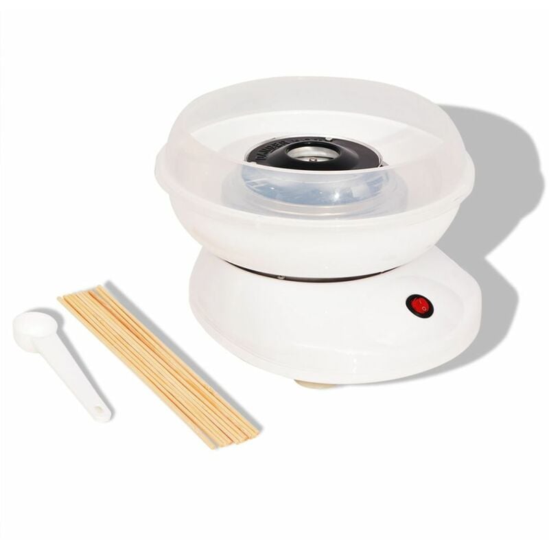 foto del prodotto macchina per lo zucchero filato 480 w bianca - vidaxl