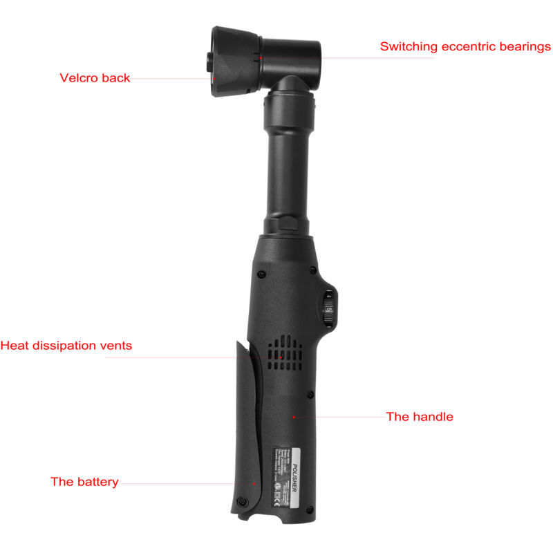 foto del prodotto macchina per lucidatura per auto portatile mini kit ricaricabile e ceretta per lucidatrice per lucidatrice automatica elettrica eosnow