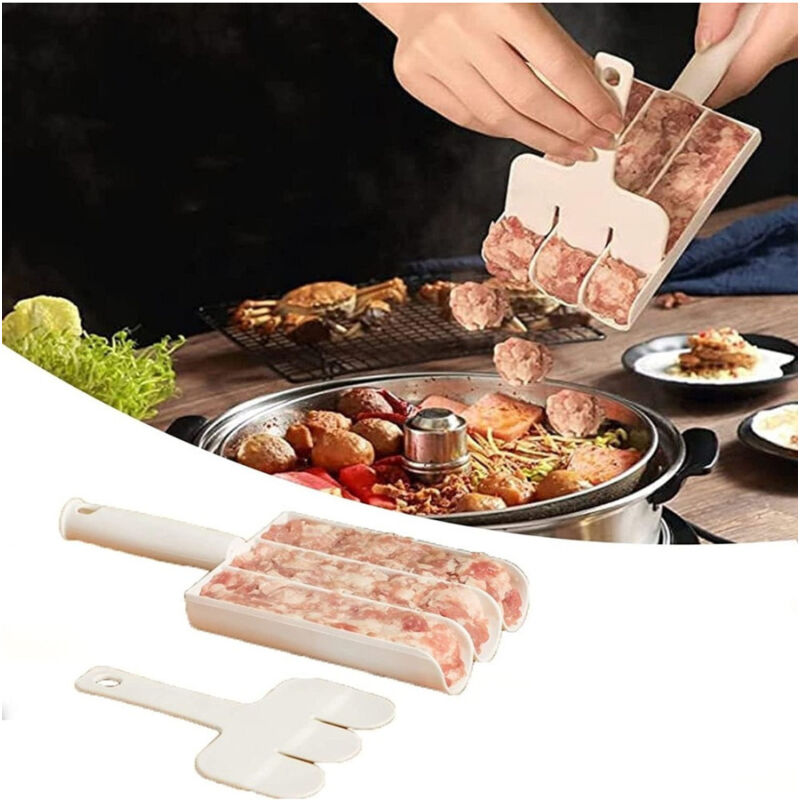 foto del prodotto macchina per polpette tripla fai da te 3in1 antiaderente strumenti cucina biscotti trade shop traesio