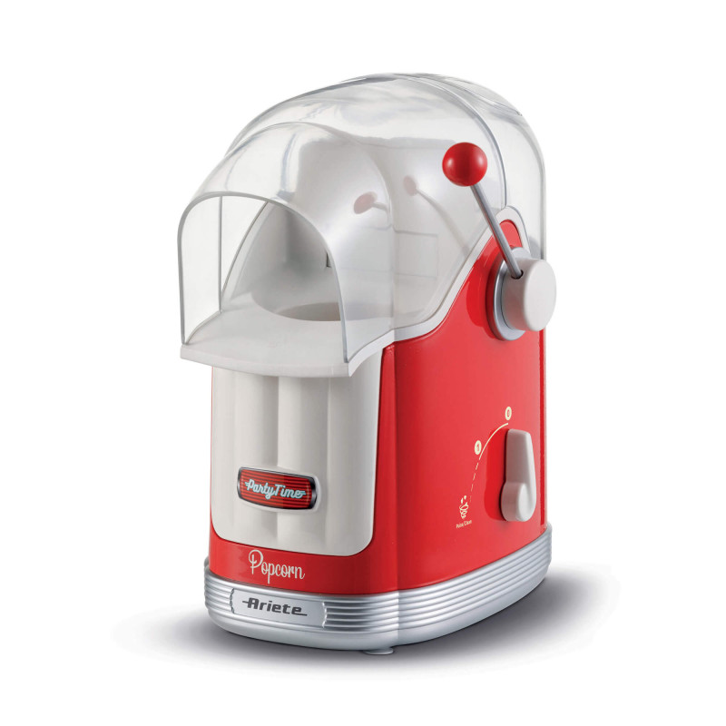 foto del prodotto macchina per popcorn con leva - 1100w - 600g capacità - cottura senza grassi - rosso