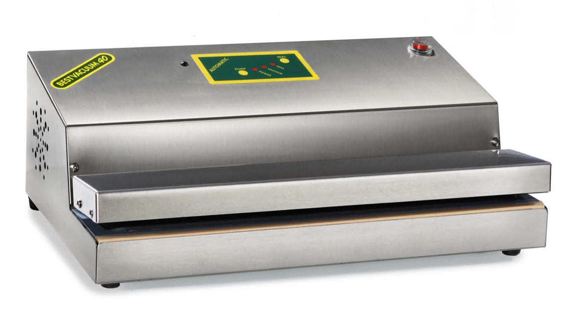 foto del prodotto macchina per sottovuoto in acciaio inox soiani best vacum 40